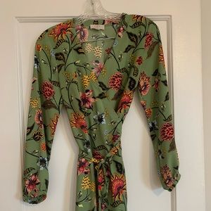 Loft floral dress size 2 P